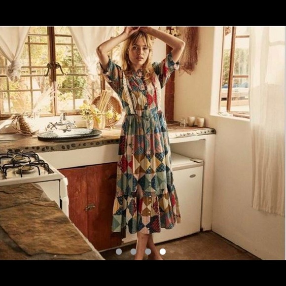 Doen Dresses & Skirts - RARE Doen Darby Patchwork Dress